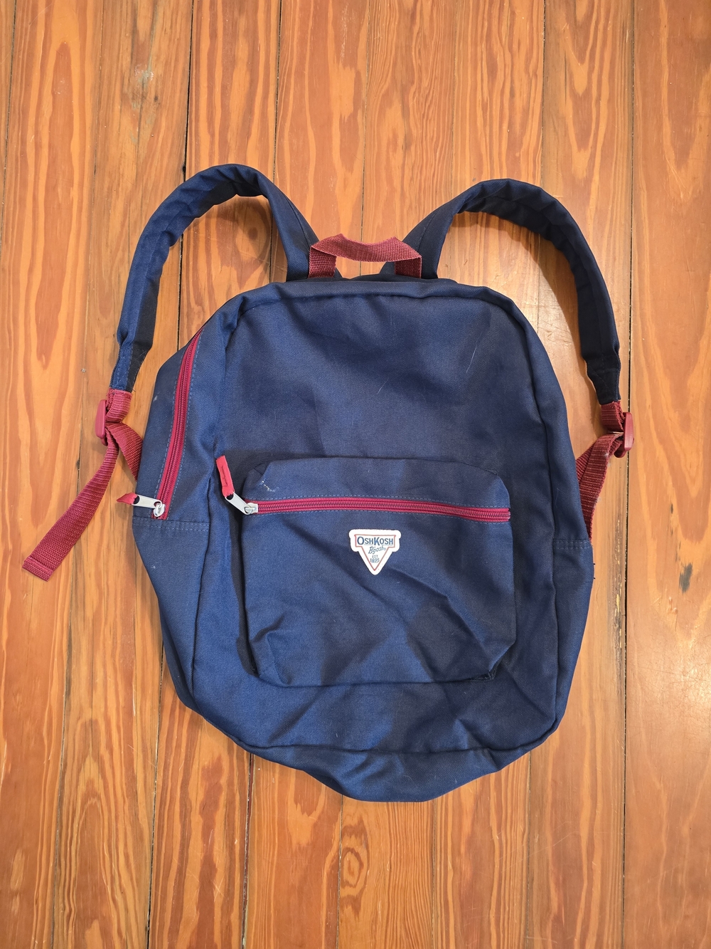 OshKosh B'gosh Navy Backpack with Red Accents